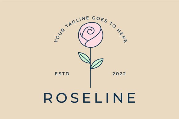 Download Rose Vintage Logo, Icon and Symbol, - Premium Resources