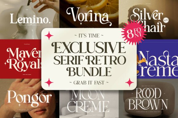 Download Exclusive Serif Retro Bundle - Serif Collection